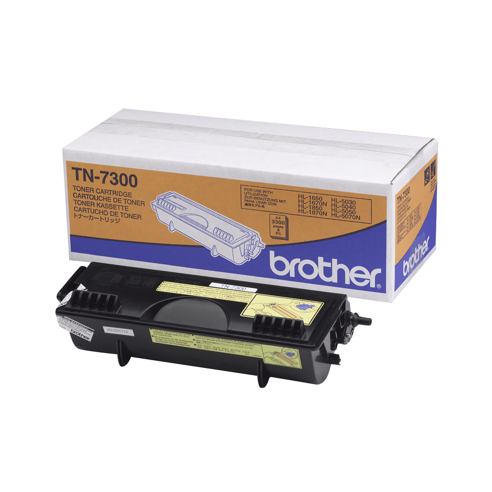 Genuine Brother TN-7300 High Yield Toner Cartridge – Black